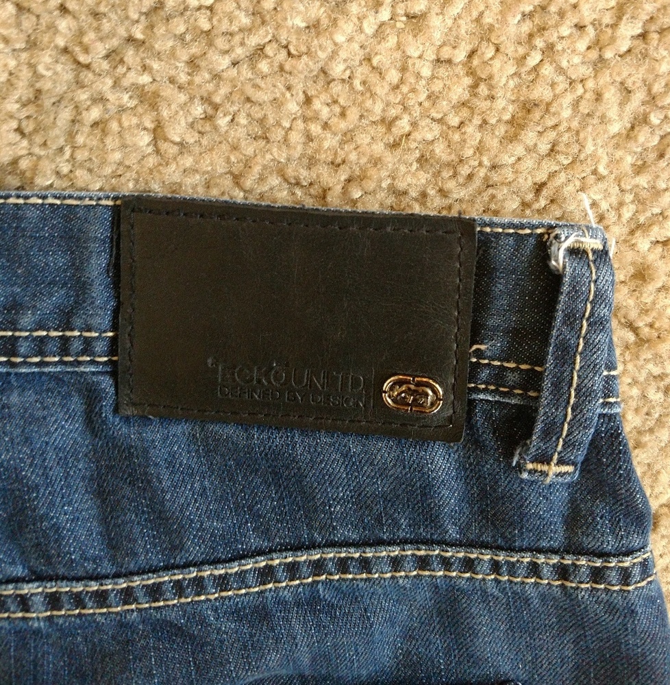 Men's "ecko" denim short